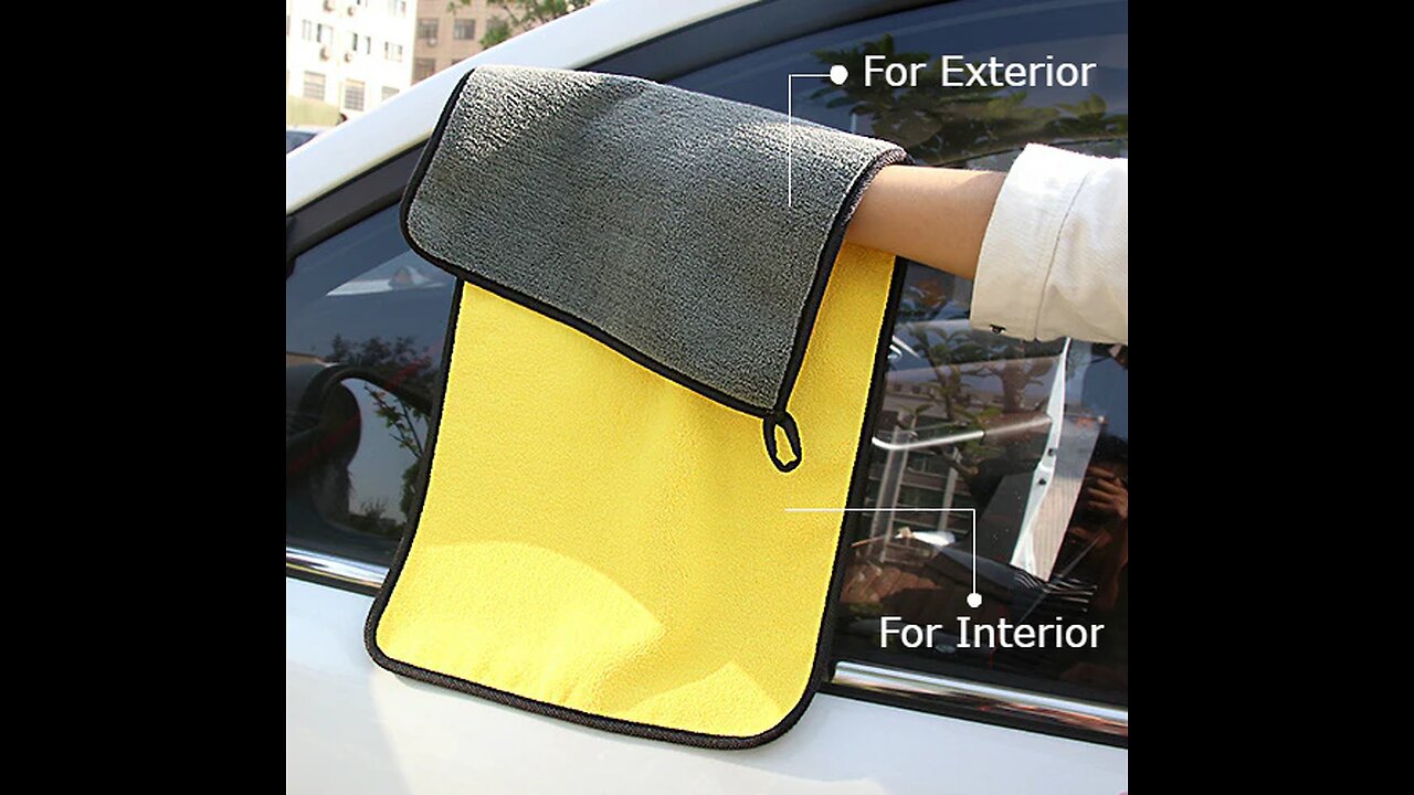 Ultra Soft Scratch-Free Large Car Wash Towels with Super Absorbent & Microfiber, For Car & Home