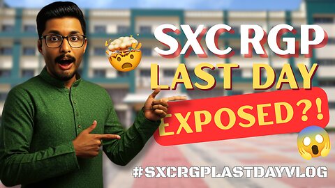 Unfiltered. Unexpected. UNFORGETTABLE – SXC RGP Last Day Exposed?! 😱🔥 #stxavierscollege #raghabpur