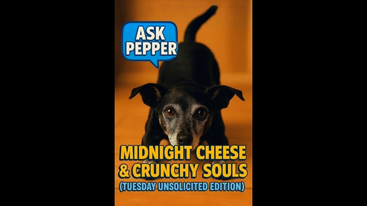 Ask Pepper: Midnight Cheese & Crunchy Souls (Tuesday Unsolicited Edition)