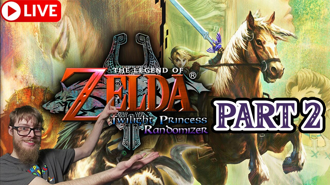 🔴PART 2 TWILIGHT PRINCESS Randomizer Livestream! Actual Gamecube! 1440p! #twilightprincess #gcn