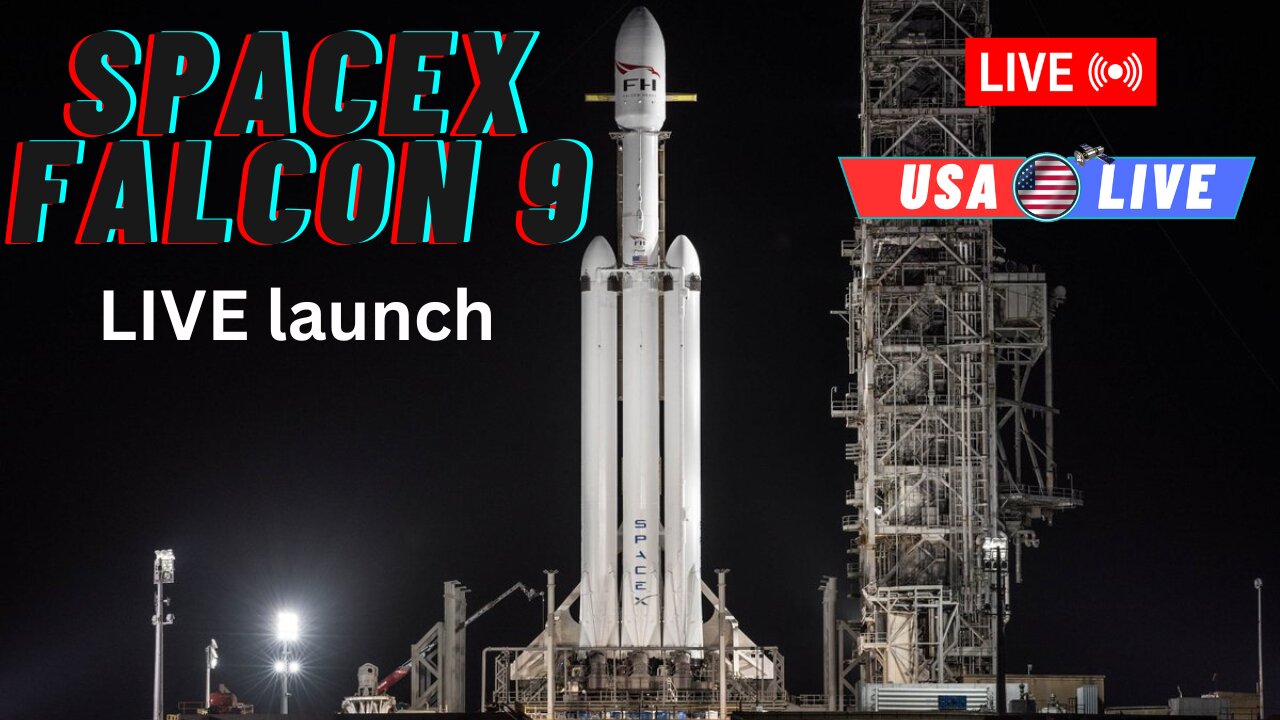 🔴 LIVE SpaceX Falcon 9 | Cape Canaveral SFS, Florida, USA Starlink v2-mini satellites