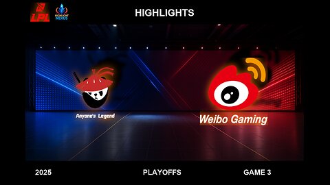 AL vs WBG Game 3 Highlights - LPL Playoffs 2025 - Anyone's Legend vs Weibo Gaming