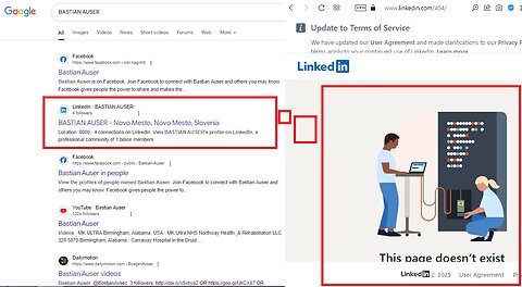 LINKEDIN Jack Dorsey's linkedin.com had a lots of problems with me Slovenian police