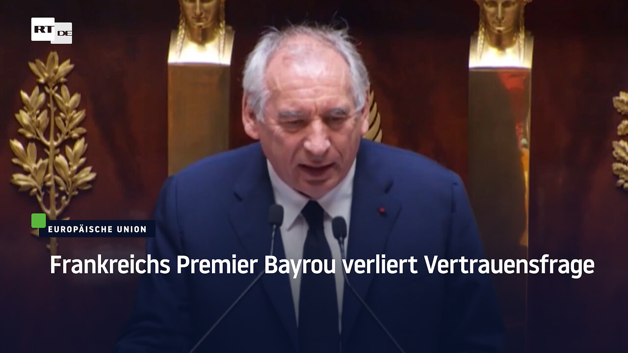 Frankreichs Premier Bayrou verliert Vertrauensfrage