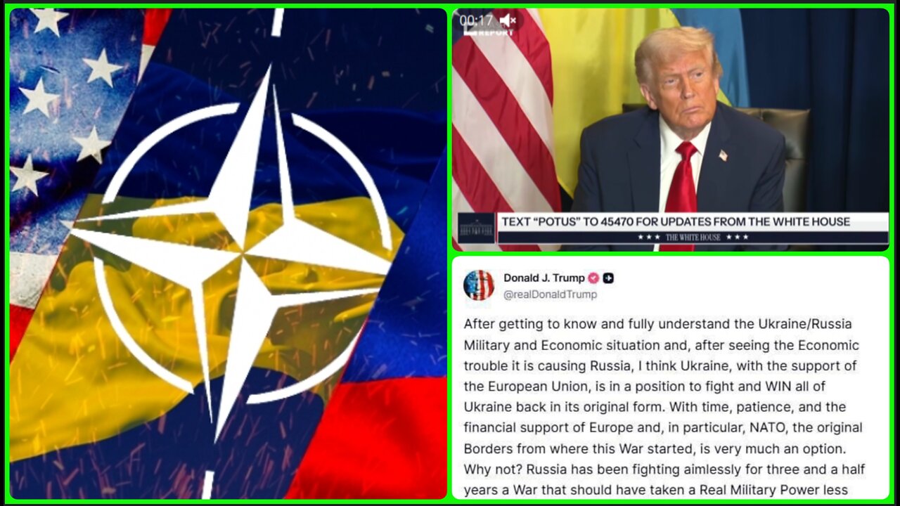 Trump's U-Turn on Russia - Calls for NATO-UKR Escalation Against Moscow (from the latest stream..)