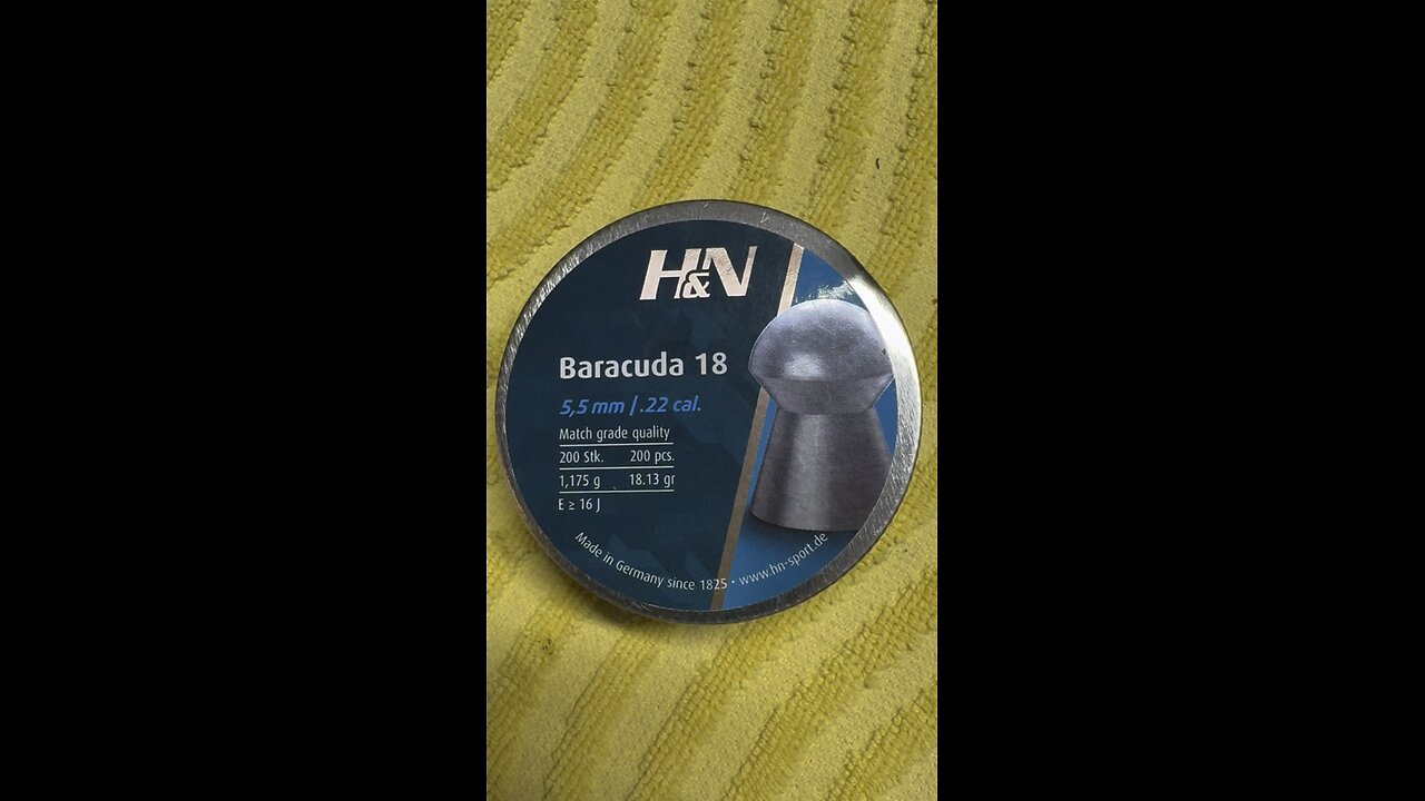 H&N barracuda 22 Cal 18.13 grain