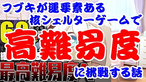 Shirakami Fubuki Challenges a High-Difficulty Version of a Shelter-in-a-Box Game