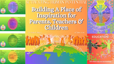 NEW EARTH Education @The Speaking House- Let's Build This!