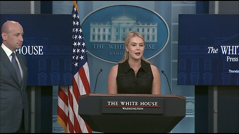Press Secretary Karoline Leavitt and Stephen Miller Brief Members of the Media, May 01, 2025