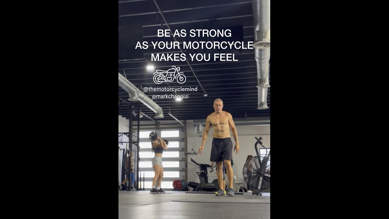 Be as strong as your motorcycle makes you feel