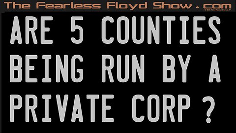 Which 5 Counties are Private Corporations?