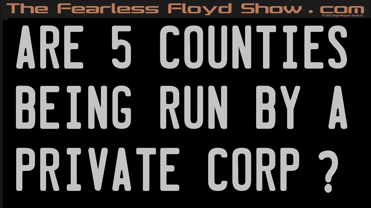 Which 5 Counties are Private Corporations?