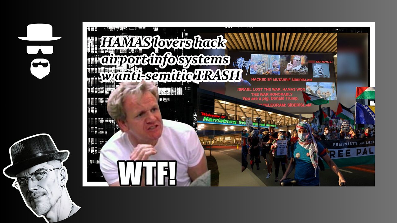 HAMAS LOVERS ANTI-SEMITIC RANTS AT AIRPORTS...