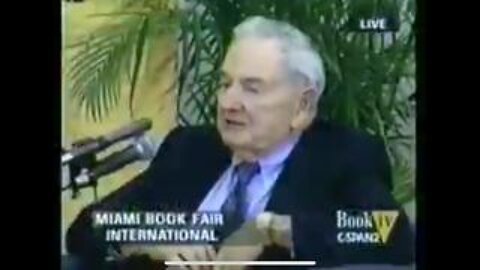 David Rockefeller admitting he recruited Henry Kissinger and Klaus 'Anal' Schwab.