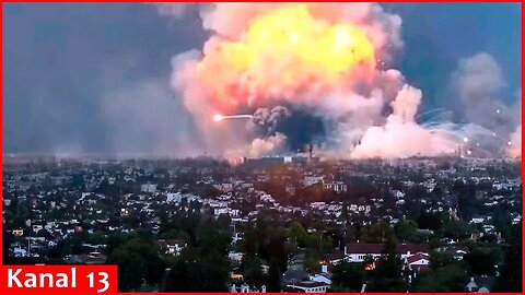 Response to Putin's terror： Ukraine successfully struck Moscow, airfields and oil bases
