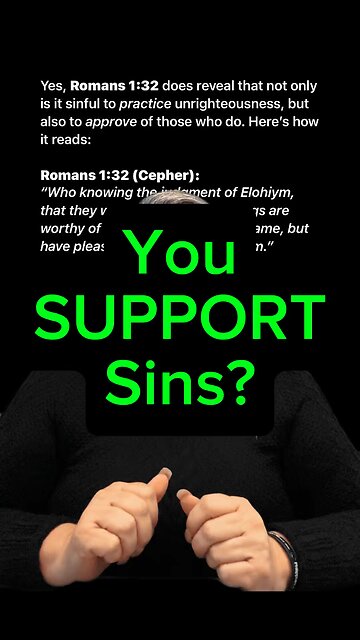 You SUPPORT Sins? 😱