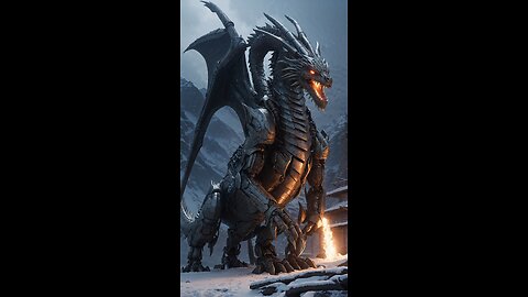 Soldiers Face Off Against Robotic Dragons #aiart #aivideo #aianimation