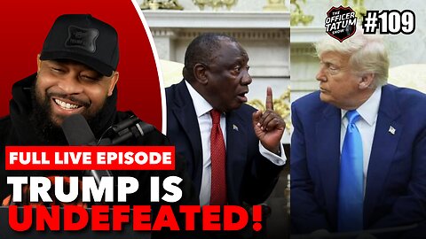 LIVE: Trump CONFRONTS South African President, Jon Stewart ROASTS Jake Tapper + MORE EP 109