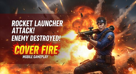 Epic Rocket Launcher Kill in Cover Fire | Explosive Enemy Takedown Gameplay