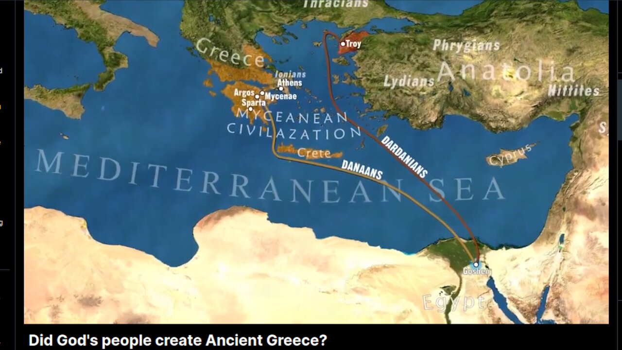 Did Gods People Create Ancient Greece? Danaans, Dardanians