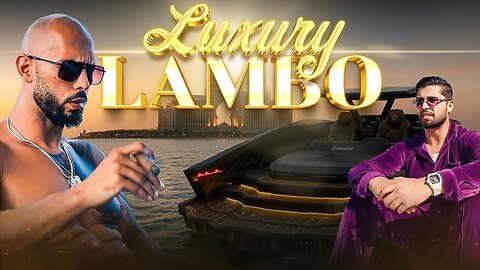 Andrew Tate Joins Lord Aleem on a $8M Lamborghini Yacht