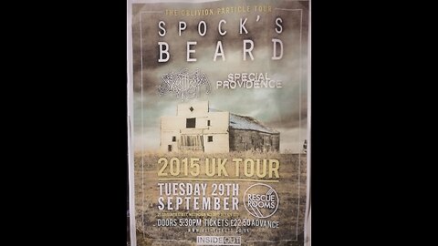 Spock's Beard 2015 UK 29/08/2015