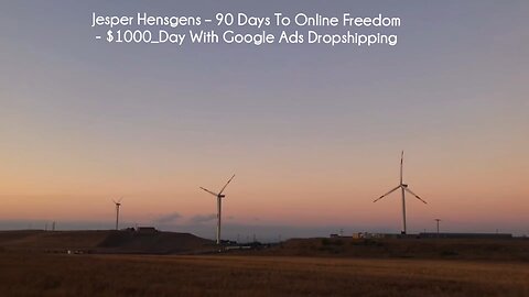 Jesper Hensgens – 90 Days To Online Freedom - $1000_Day With Google Ads Dropshipping
