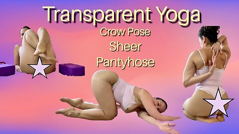 Yoga Pants 2025 || Transparent Sheer Pantyhose 4K 