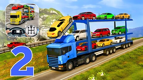 Car Transporter Trailer Truck - Gameplay Walkthrough | Part 2 (Android)