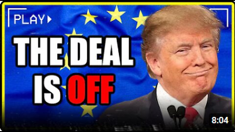 Trump just SHUT DOWN the EU.
