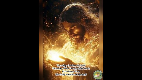 Thursday, October 23, 2025 Thursday of the Twenty-ninth Week in Ordinary Time #faith #readings