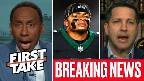 BREAKING NEWS | Justin Fields Injured at Jets Camp — Is the Season Over Already? | First Take