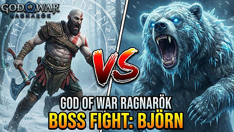Kratos vs Björn Boss Fight: God of War Ragnarök
