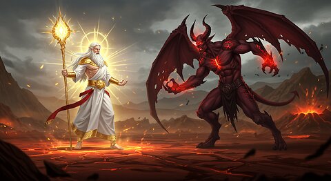 God vs Devil: Epic Fantasy Battle Animation ⚔️🔥