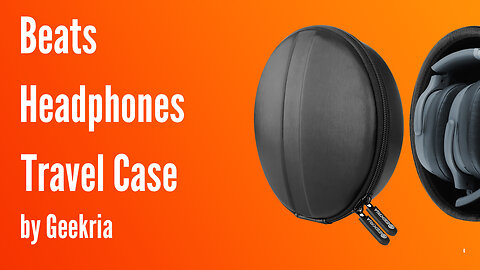 Beats Over-Ear Headphones Travel Case, Hard Shell Headset Carrying Case | Geekria