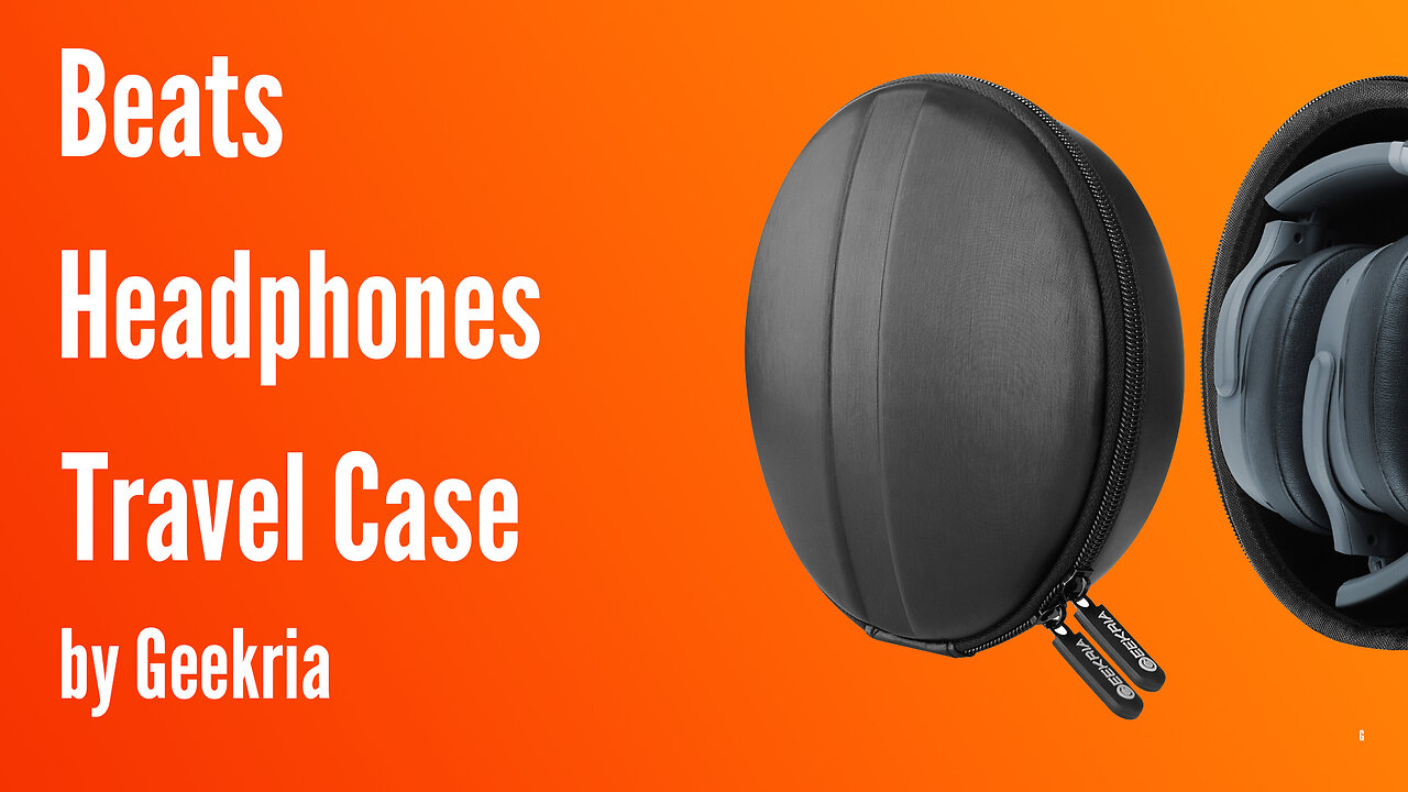 Beats Over-Ear Headphones Travel Case, Hard Shell Headset Carrying Case | Geekria