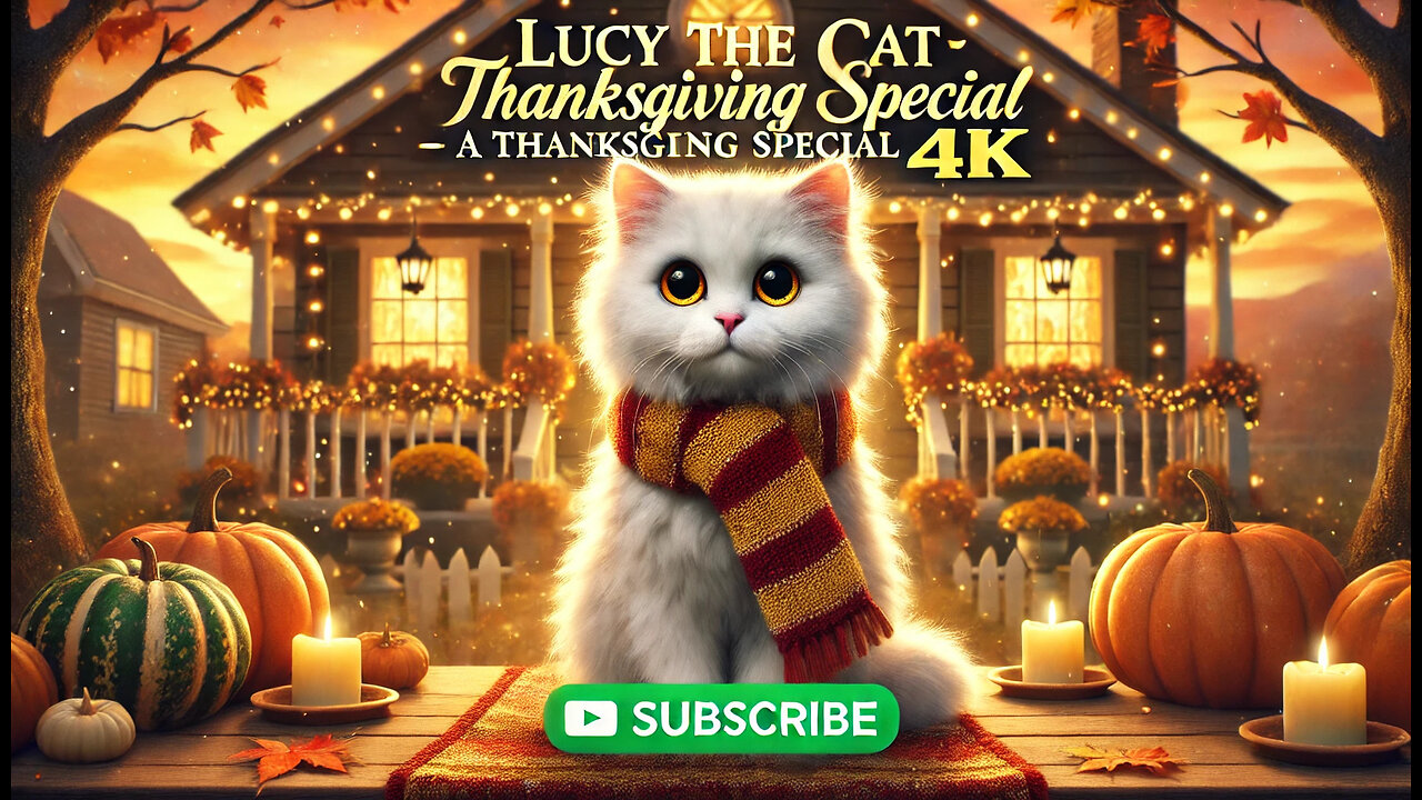 LUCY THE CAT - EPISODE 4 | A THANKSGIVING SPECIAL 4K