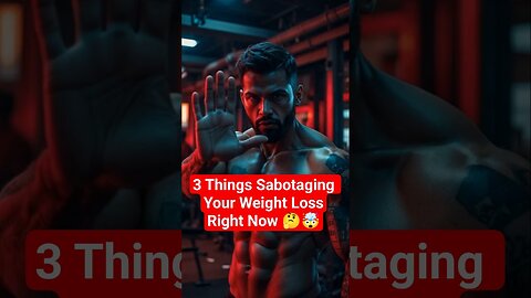 3 Things Sabotaging Your Weight Loss RIGHT NOW 🤯 | Fix These Mistakes Fast!