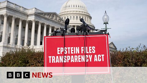 US Congress votes to send Jeffrey Epstein files bill to Donald Trump | BBC News