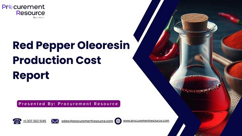 Red Pepper Oleoresin Production Cost Analysis Report