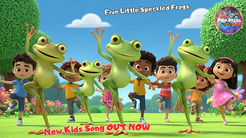 Five Little Speckled Frogs | NEW REMIX | New Kids fun Nursery Rhyme and Song OUT NOW YAYY
