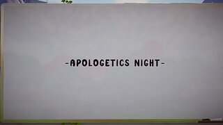 5.22.25 Apologetics Topic : The Trinity