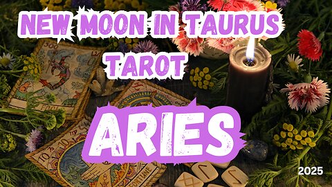Aries ♈️- New Moon 🌚 in Taurus Tarot reading #aries #newmoon #tarot #tarotary