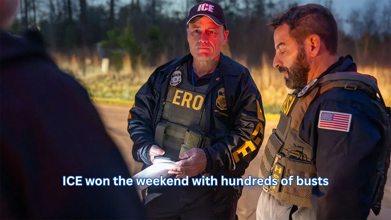 Despite the Democrat protests, ICE had a very productive weekend
