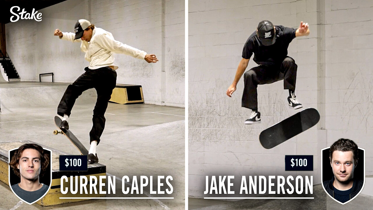 Professional Skateboarders Battle to Land the Best Trick | CAPLES vs ANDERSON