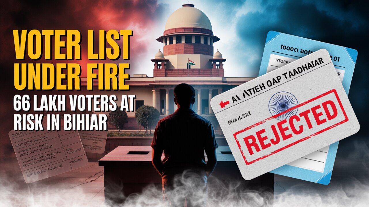 In India in Bihar SIR Controversy: Voter List Under Fire