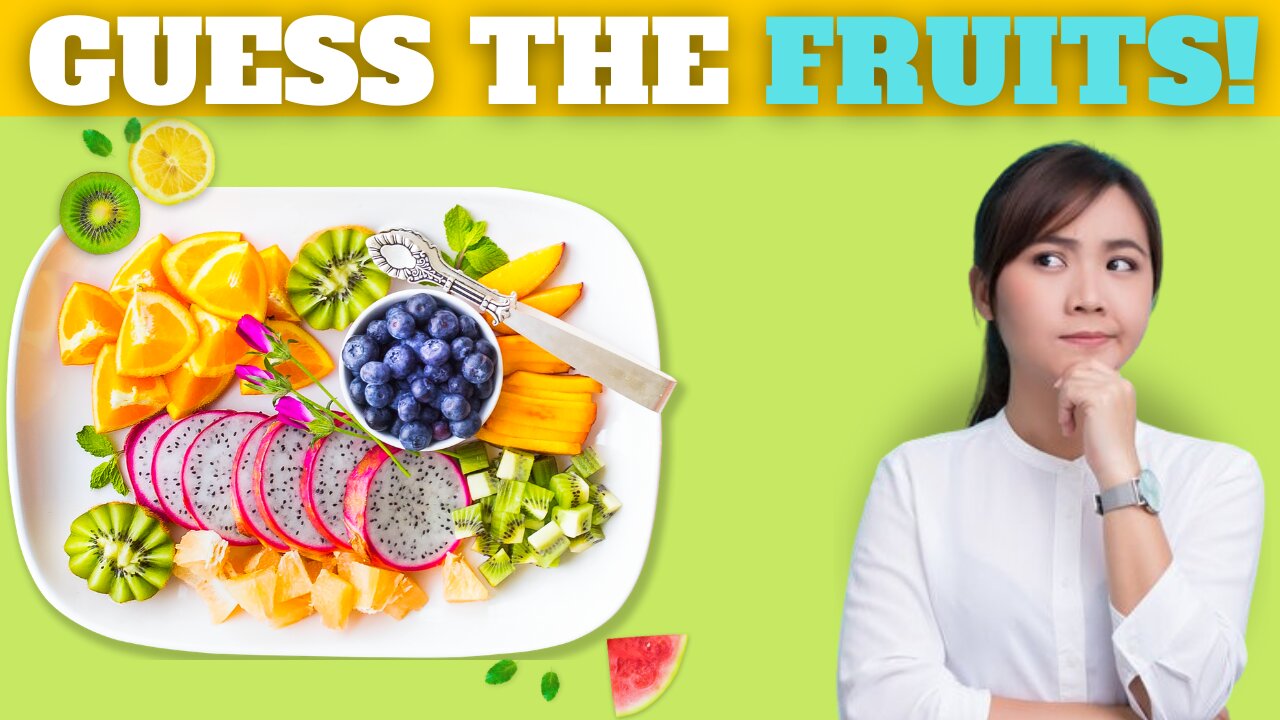 Can You Name These Healthy Fruits? | Test Your Knowledge: HEALTHY FRUITS Challenge! | Fruit Quiz