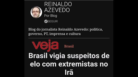 Brasil vigia suspeitos de elo com extremistas no Irã. Publicado em 5 dez. 2010.