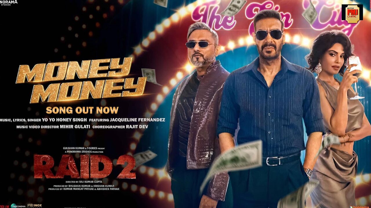 RAID 2: MONEY MONEY (Song) | Yo Yo Honey Singh, Ajay Devgn, Jacqueline F, Riteish D | Bhushan Kumar