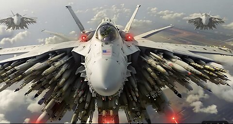 TODAY! American F 22 fighter jets successfully destroy Russian and Kor...